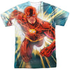 JLA - Faster Than Lightning Adult Regular Fit Short Sleeve 100% Poly