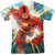 JLA - Faster Than Lightning Adult Regular Fit Short Sleeve 100% Poly