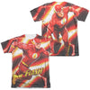 JLA - Speed Bolt (Front - Back Print) Adult Regular Fit Short Sleeve 65 - 35 Poly - Cotton