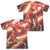 JLA - Speed Bolt (Front - Back Print) Adult Regular Fit Short Sleeve 65 - 35 Poly - Cotton