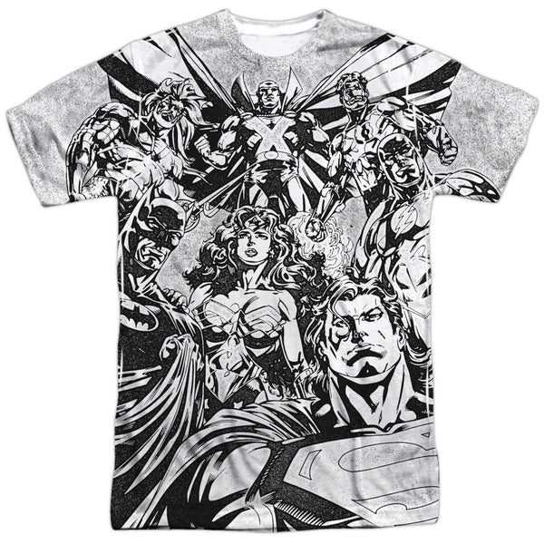 JLA - Graphic Gathering Adult Regular Fit Short Sleeve 100% Poly