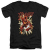 JLA - Flash Glow Adult Slim Fit V Neck Cotton