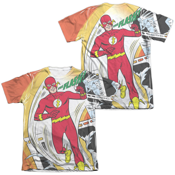 JLA - Filmstrip (Front - Back Print) Adult Regular Fit Short Sleeve 65 - 35 Poly - Cotton