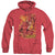 JLA - Flash Lightning Adult Heather Hoodie