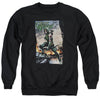 JLA - Fire And Rain Adult Crewneck Sweatshirt