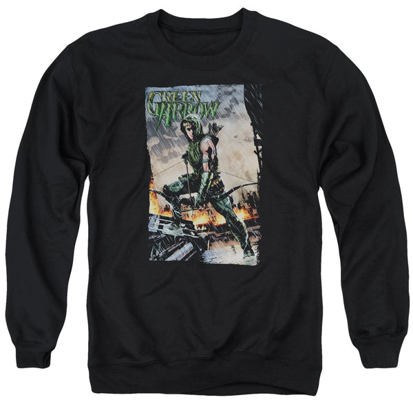 JLA - Fire And Rain Adult Crewneck Sweatshirt