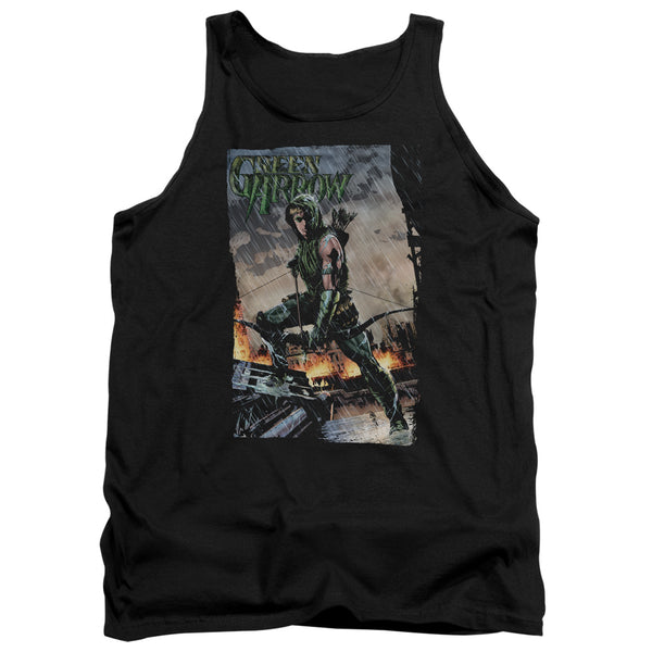 JLA - Fire And Rain Adult Tank Top