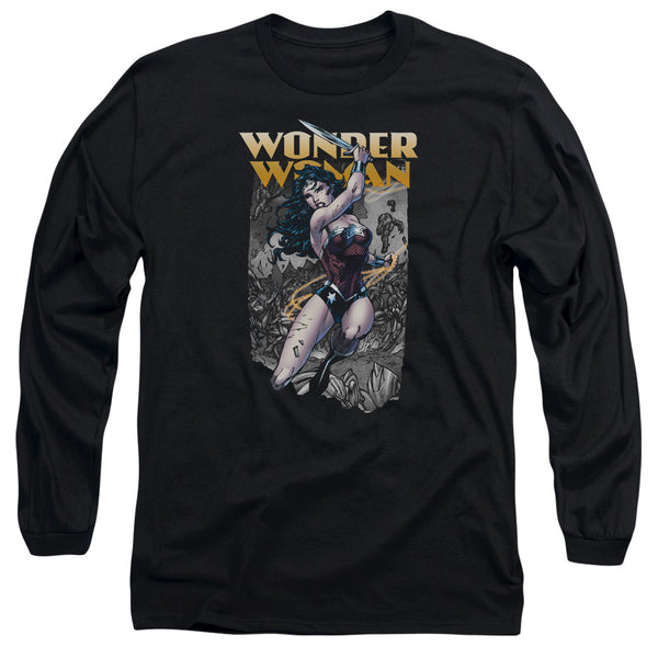 Jla - Wonder Slice Adult Long Sleeve