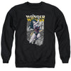 Jla - Wonder Slice Adult Crewneck Sweatshirt