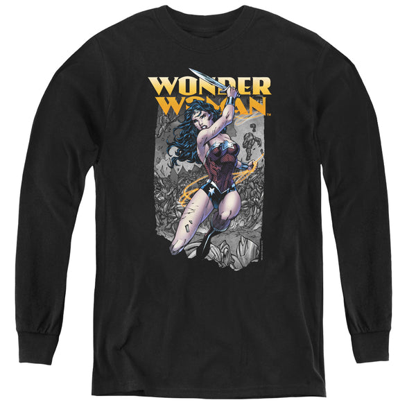 Jla - Wonder Slice L - S Youth