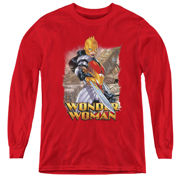 JLA - Wonder Woman L - S Youth