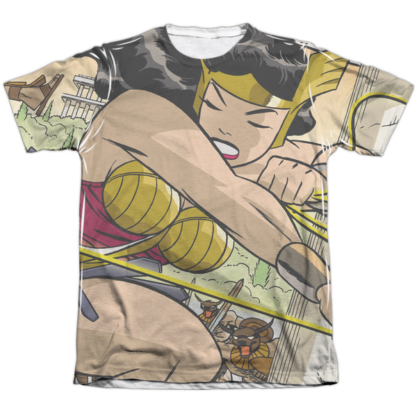 JLA - Minotaur Battle Adult Regular Fit Short Sleeve 65 - 35 Poly - Cotton