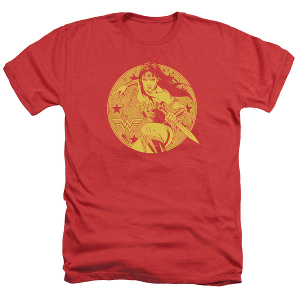 Jla - Young Wonder Adult Regular Fit Heather Short Sleeve