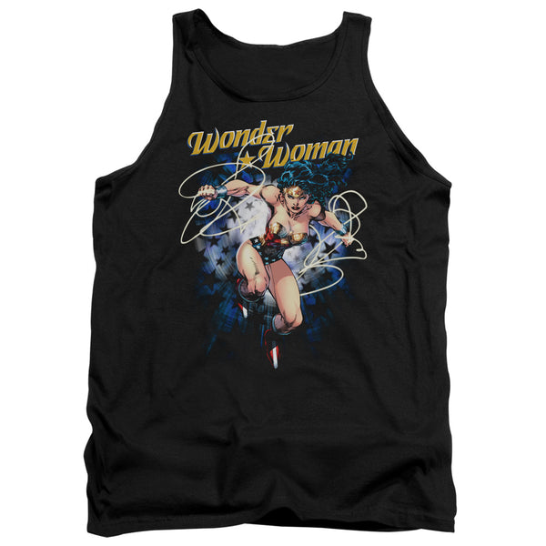 Jla - Starburst Adult Tank Top