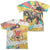 JLA - Hands Full (Front - Back Print) Adult Regular Fit Short Sleeve 65 - 35 Poly - Cotton