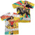 JLA - Hands Full (Front - Back Print) Adult Regular Fit Short Sleeve 100% Poly