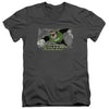 JLA - Space Cop Adult Slim Fit V Neck Cotton