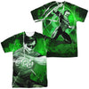JLA - Charging (Front - Back Print) Adult Regular Fit Short Sleeve 100% Poly
