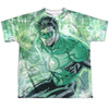 JLA - Green Lightning Youth Short Sleeve 100% Poly