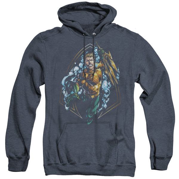 JLA - Thrashing Adult Heather Hoodie