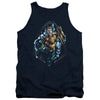 JLA - Thrashing Adult Tank Top