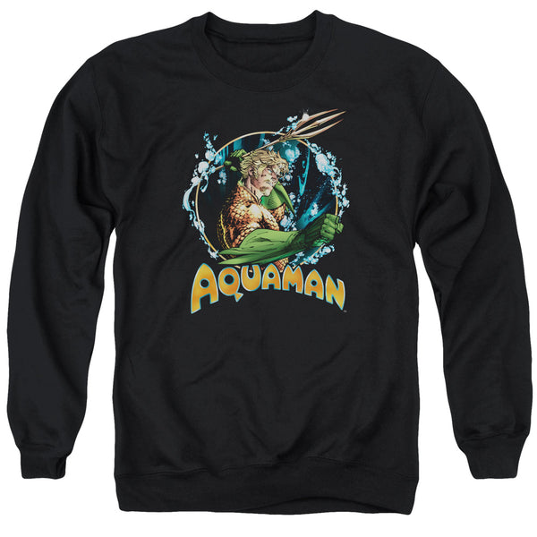 JLA - Ruler Of The Seas Adult Crewneck Sweatshirt