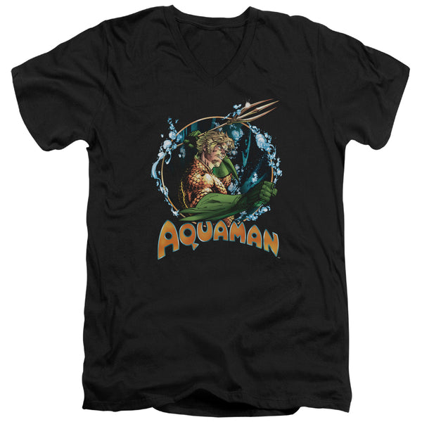 JLA - Ruler Of The Seas Adult Slim Fit V Neck Cotton