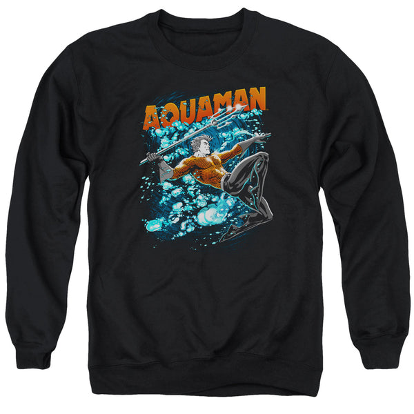 JLA - Aqua Bubbles Adult Crewneck Sweatshirt
