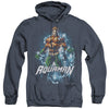 JLA - Water Powers Adult Heather Hoodie