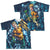 JLA - Trident (Front - Back Print) Youth Short Sleeve 100% Poly