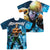 JLA - Bubbles Everywhere (Front - Back Print) Adult Regular Fit Short Sleeve 100% Poly
