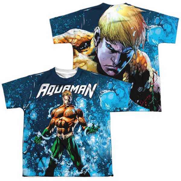 JLA - Bubbles Everywhere (Front - Back Print) Youth Short Sleeve 100% Poly