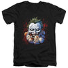 JLA - Doll Heads Adult Slim Fit V Neck Cotton