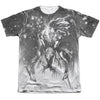 JLA - Sketchy Joker Adult Regular Fit Short Sleeve 65 - 35 Poly - Cotton