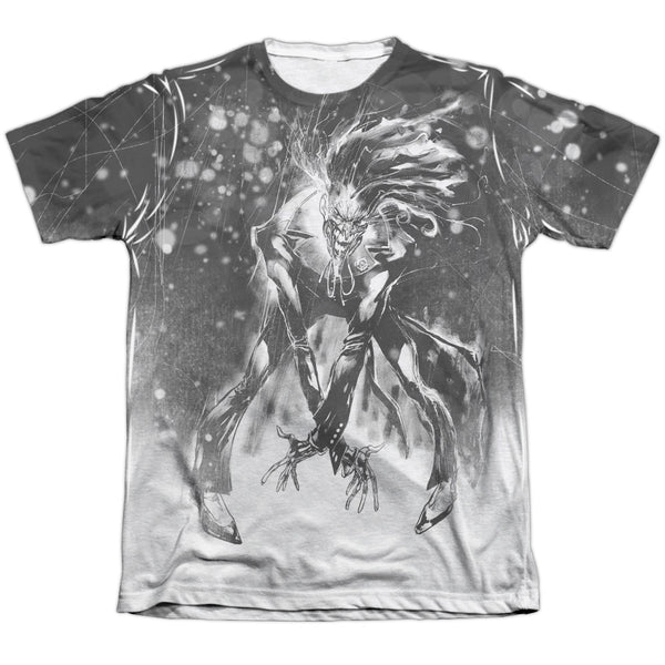 JLA - Sketchy Joker Adult Regular Fit Short Sleeve 65 - 35 Poly - Cotton