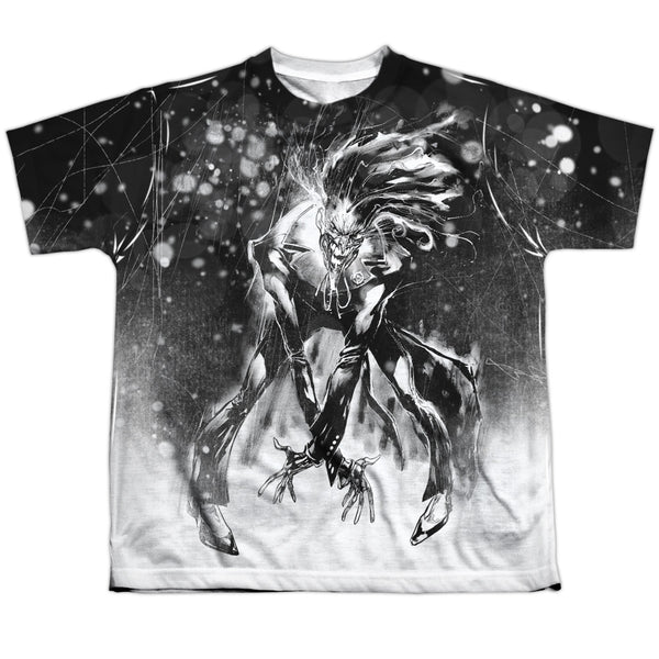 JLA - Sketchy Joker Youth Short Sleeve 100% Poly