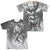 JLA - Sketchy Joker (Front - Back Print) Adult Regular Fit Short Sleeve 65 - 35 Poly - Cotton