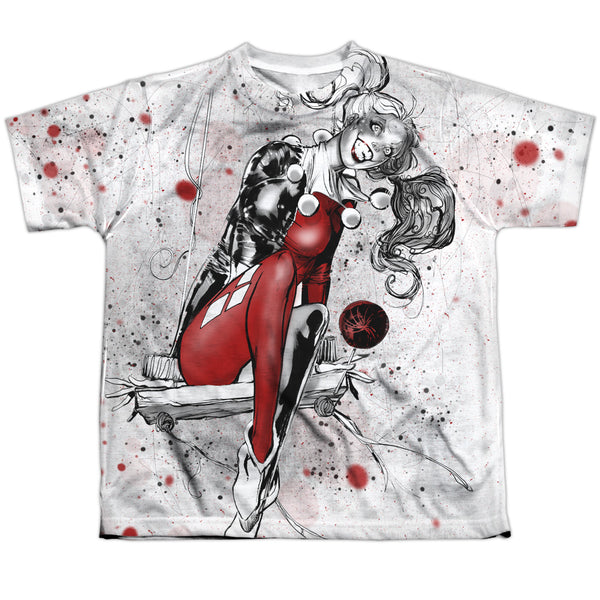 JLA - Harley Sketch Sub Youth Short Sleeve 100% Poly