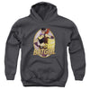 JLA - Batgirl Bombshell Youth Hooded Sweatshirt