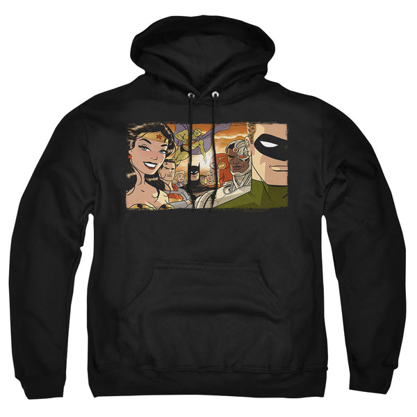 JLA - Cinematic League Adult Pullover Hoodie