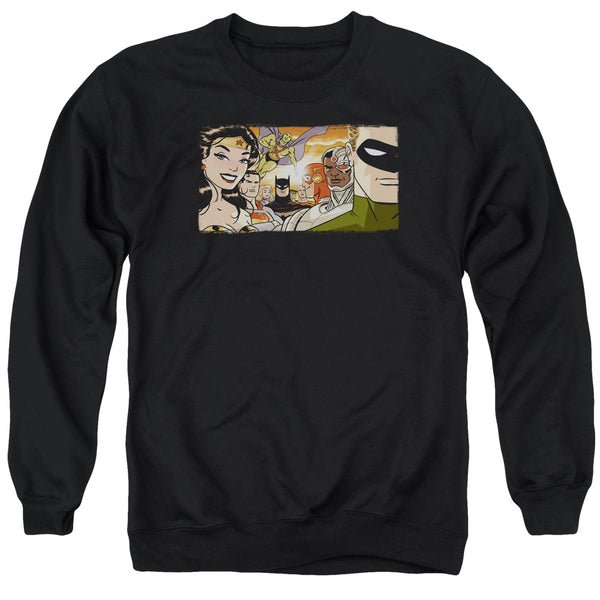 JLA - Cinematic League Adult Crewneck Sweatshirt