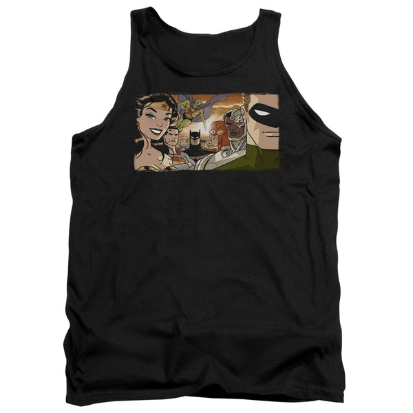 JLA - Cinematic League Adult Tank Top