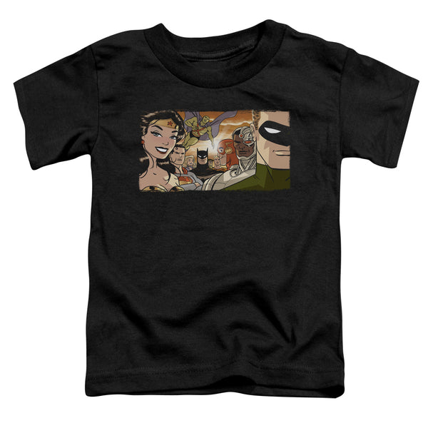 JLA - Cinematic League Toddler Short Sleeve