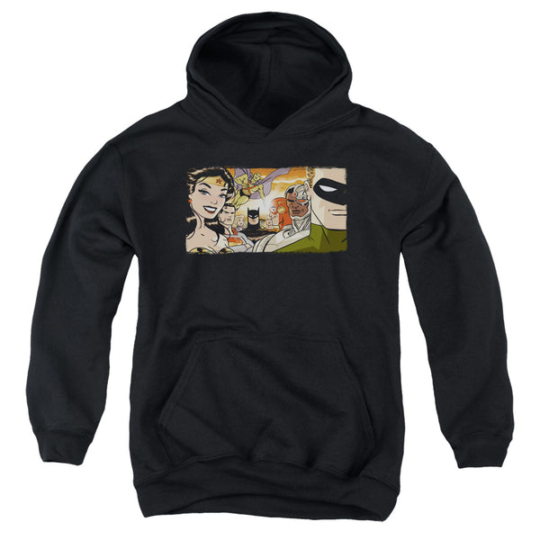 JLA - Cinematic League Youth Hooded Sweatshirt