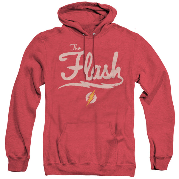 JLA - Old School Flash Adult Heather Hoodie