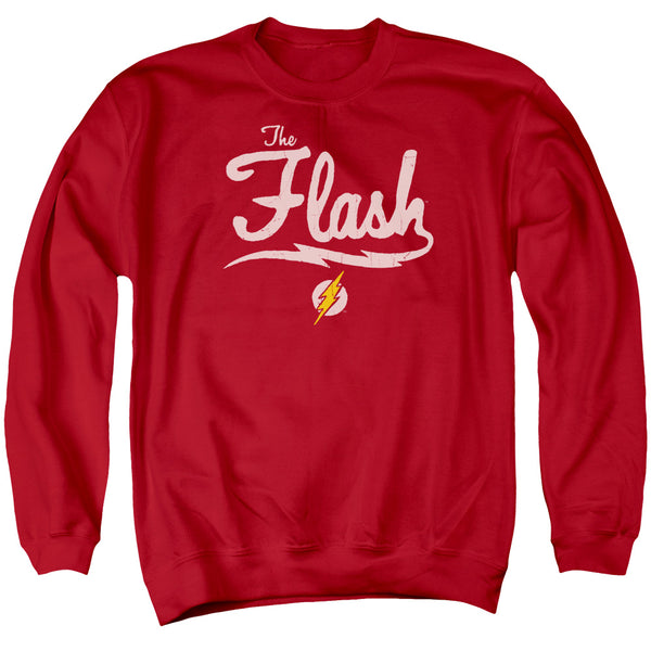 JLA - Old School Flash Adult Crewneck Sweatshirt