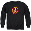 JLA - Flash Title Adult Crewneck Sweatshirt