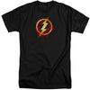 JLA - Flash Title Adult Tall Fit Short Sleeve