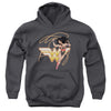 Jla - Glowing Lasso Youth Hooded Sweatshirt
