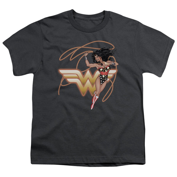 Jla - Glowing Lasso Youth Short Sleeve